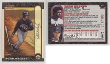 1999 Bowman Chrome International Refractor /100 Todd Walker #21