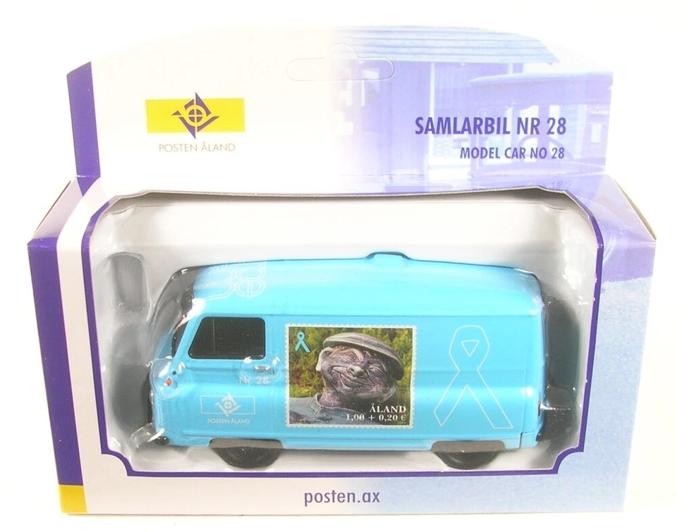 Morris Commercial J2 (1956) Åland Post Con Stamp Motif 1:43 Vanguards ( Corgi) - Imagen 1 de 1