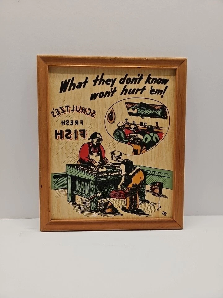 Impresión enmarcada de pescadores Whitehall Metal Studios "Lo que no saben no" Foto 1 de 4