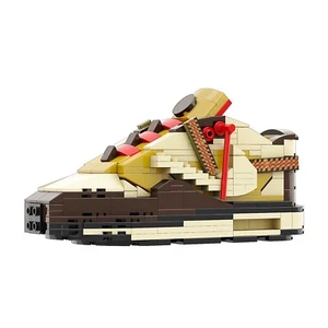 Air Max "travis scott barroco marrón" Zapatilla Ladrillos Zapatilla 3D Juguete de Construcción - Imagen 1 de 11