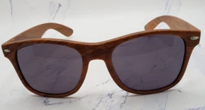 St Paul Saints Souvenir Giveaway Woodgrain Spire Credit Union Sunglasses - Picture 1 of 8