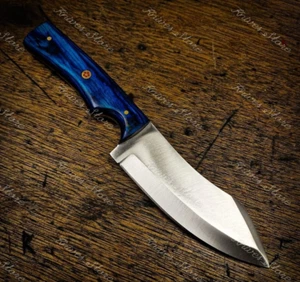 Fixed blade Russian knife, personalized knife, Yakut knife, hand forged knife. - Picture 1 of 3