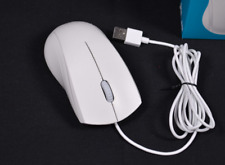 Rapoo Wired Virtually Silent Mouse in Apple White Finish | New | FREE Shipping