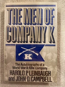 The Men Of Company K By Leinbaugh & Campbell WW2 HC DJ 1985 - Picture 1 of 15
