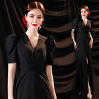 Noble Evening Formal Party Ball Gown Prom Bridesmaid Host Slim Sexy Dress T18000