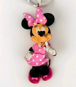 Decorazione albero di Natale Disney Minnie Mouse rosa a pois - Foto 1 di 7