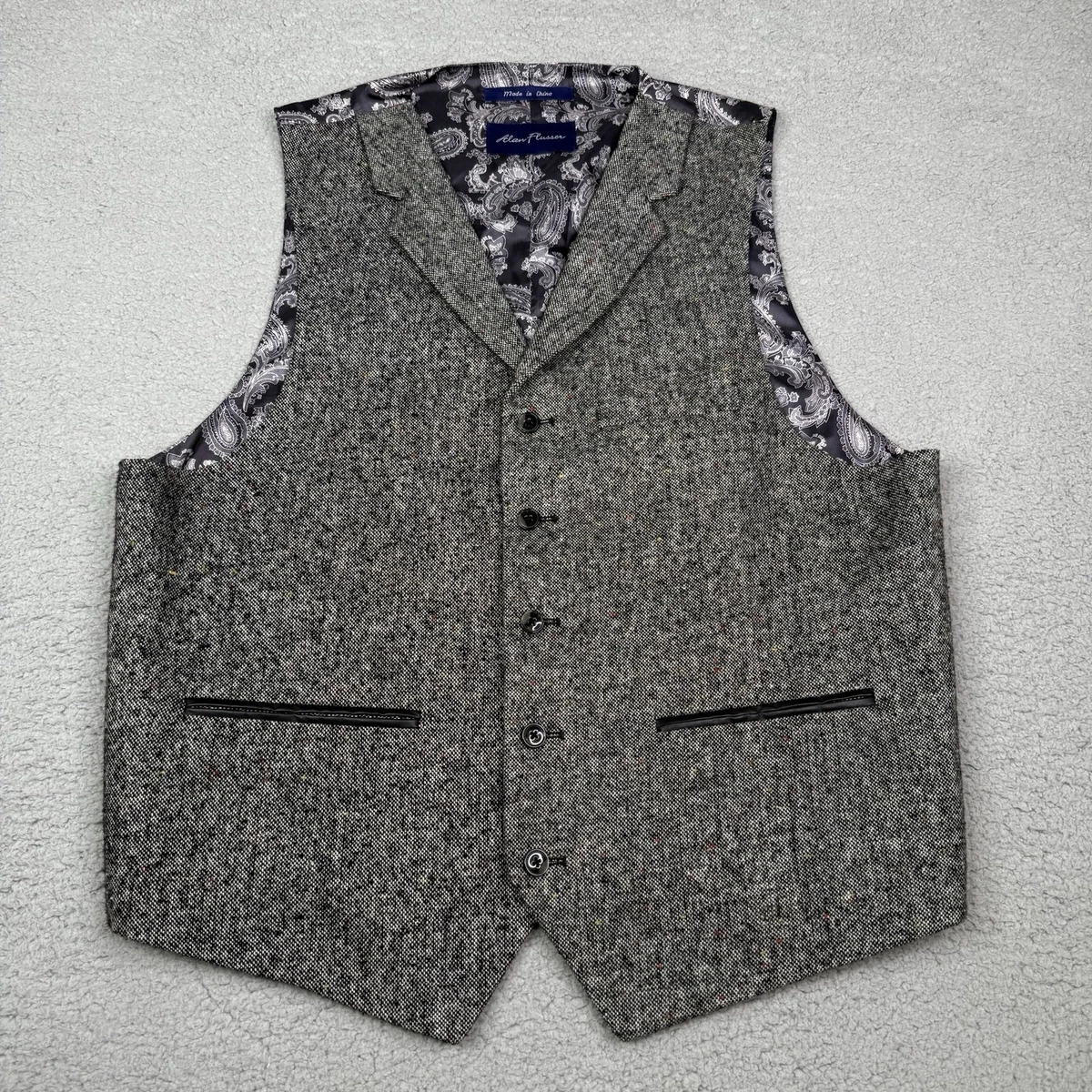 ジャケット・アウター ALWAYS OUT OF STOCK PAISLEY DOWN VEST XL ALWAYS OUT OF STOCK PAISLEY DOWN VEST XL