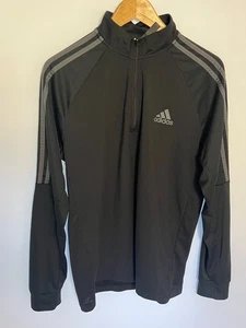 Adidas Track Jacket Sereno 3 Stripe Aeroready | Men's | Black/Grey | Large - Picture 1 of 10