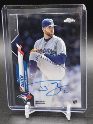 2020 Topps Chrome - Rookie Autographs T.J. Zeuch #RA-TZ (AU, RC) - Image 1 of 2