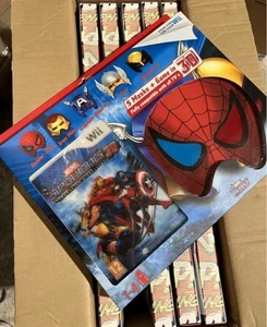 Lot x20 Marvel Super Heroes 3D Wii Neuf Pack Collector Masques Spider-Man - Imagen 1 de 6