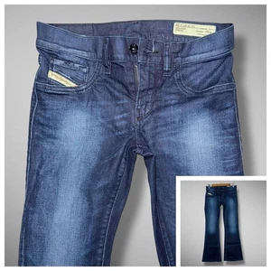 Diesel Jeans Damen 27x28 Dark Wash Livier Flare Stretch Jeans Bootcut 0068S - Bild 1 von 10