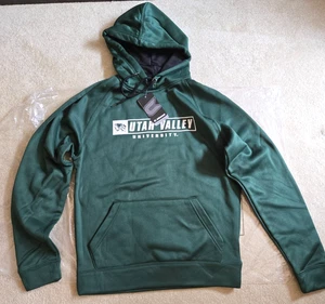 Colosseum Utah Valley University Hoodie Herren Small Waldgrün/Weiß Neu mit Etikett - Bild 1 von 10