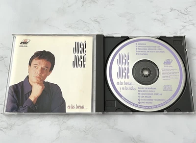 Jose Jose En Las Buenas Y En Las Malas CD ОРИГИНАЛЬНЫЙ 1990 Ariola Amnesia RARO! Больше не издающийся - Изображение 1 из 4