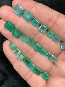 33.25 Carat Gorgeous Zambian Emerald lot For Jewellery, Collection - Picture 1 of 8