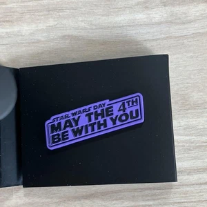 Star Wars Limited Badge Novelty May the 4th Galaxy in Shibuya Purple | - Picture 1 of 2