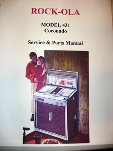 Rock-ola Model 431 Coronado Jukebox Manual - Picture 1 of 1