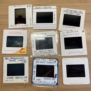 RAILWAYS LOCOMOTIVES TRAINS - VINTAGE 35MM SLIDES & 35MM FILM NEGATIVES (#11) - Imagen 1 de 4