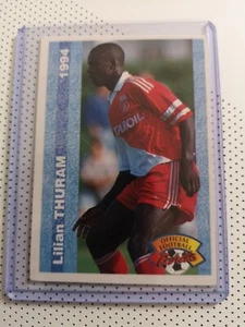 Lilian Thuram As Monaco Panini  Official Football Cards 1994 #77 - Picture 1 of 3