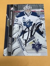 Philippe Desrosiers Signed Rimouski Oceanic QMJHL Card Dallas Stars 3