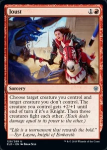 MTG x4 Joust Throne of Eldraine Uncommon NM/M Magic the Gathering - Picture 1 of 1