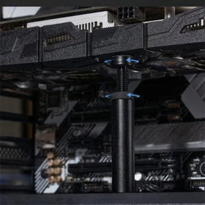 Graphics Card GPU Support Bracket Liftable Video Card Sag Holder(Black) - Photo 1/6