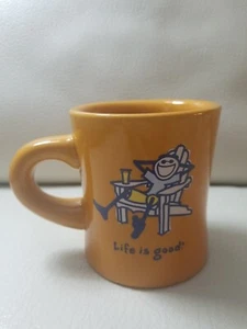 LIFE IS GOOD coffee mug cup, clay orange "Do What You Like, Like What You Do" - Picture 1 of 7