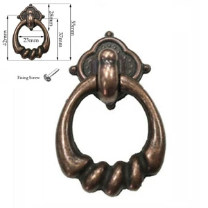Antique Vintage Brass Drawer Handles Pulls Cabinet Cupboard Door Knob Furniture - Picture 1 of 21