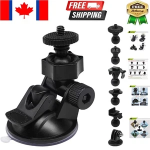Support d'aspiration pour caméra de tableau de bord S30 avec 10 joints - Support rotatif universel 360° - Photo 1 sur 9