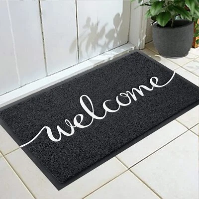 FIREOSMA Door mat, Outdoor Indoor Welcome mat, Durable Non-Slip Easy to Clean Front Do...