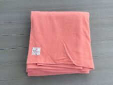 Vintage Earlywarm Early Crown WITNEY Pure New Wool Blanket 99" X 90” Salmon Pink