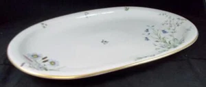 Plato de flores de prado Franconia de 15 pulgadas de largo - Imagen 1 de 6