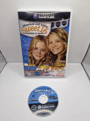 Mary Kate & Ashley Sweet 16 Licensed to Drive Nintendo Gamecube Game No Manual  - Image 1 of 2