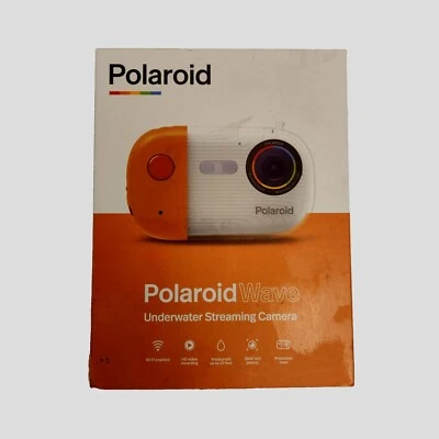 Polaroid Wave Underwater Streaming WiFI Waterproof Camera - Orange NEW OPEN - Image 1 of 4