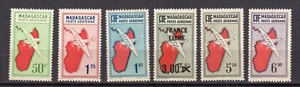 Madagascar RF 1941-44 poste aérienne 6 timbres non oblitérés MNH /TE4283a - Picture 1 of 1