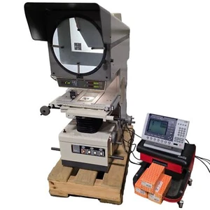 Mitutoyo 302-919A PJ-3000 Vertical Profile Projector With QC-200, 10, 20, 50X - Picture 1 of 13