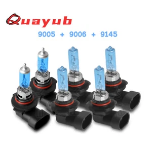 For Toyota Avalon 2000-2007 Headlight Fog Lights High&Low Beam 6*Bulbs 4200K KIT - Picture 1 of 15