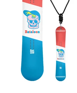 Miniboard BATALEON Riot 159 big 10/11 CLASSIC Snowboard als Halskette C01 - Picture 1 of 1
