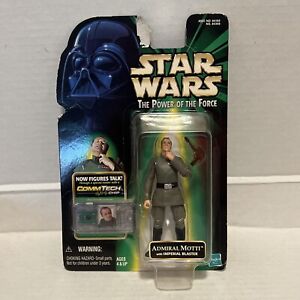 Star Wars POTF Admiral Motti with Imperial Blaster CommTech Chip Action Figure