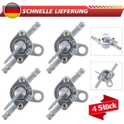 4x 6mm Kraftstoffhahn Benzinhahn 6mm Benzinhahn Schalter für Universal Motorrad - Bild 1 von 4