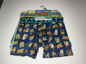Boys 4 Pack Pair Athletic Boxer Briefs Animal Crossing Size 10 NWT Youth Kids - Picture 1 of 7
