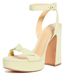 NIB Alexandre Birman Clarita Curve Daisy Suede Platform Sandals Pumps 41 11 $695 - Picture 1 of 23