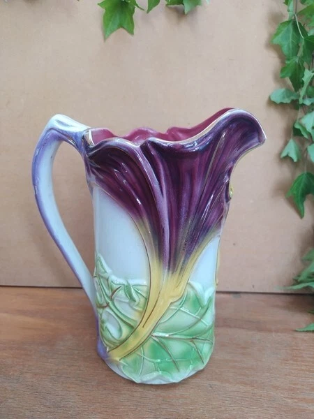 Pichet en barbotine d’Onnaing, modèle Vallauris - Photo 1/4