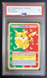 PSA 3 Pikachu Topsun blue back no Number Pokemon 1995 Japanese From Japan - Picture 1 of 10