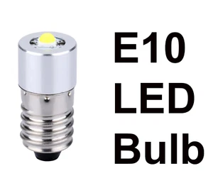 E10 LED Light Bulb Car/Auto Lantern Lamp Flashlight Ceiling Fan 4-24V 3W NEW - Picture 1 of 5