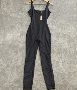 Skims Jumpsuit Women S All-In-One Square Neck Sleeveless Black AP-BSF-2030 ONX-S - Picture 1 of 14