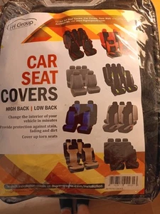 FH Group Car Seat Covers for my 2019 Nissan Rogue / Black - Picture 1 of 1