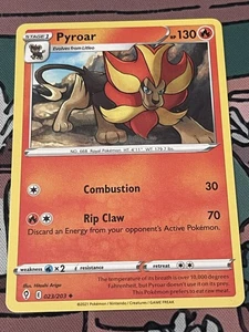 Pyroar Uncommon SWSH07: Evolving Skies 023/203 LP/NM - Picture 1 of 1