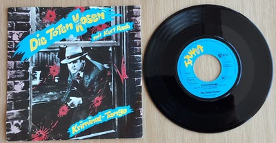 Die Toten Hosen mit Kurt Raab Kriminal Tango 7` Single Vinyl Totenkopf 20 0358 7 - Bild 1 von 2