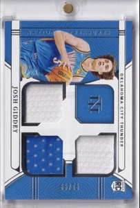 Panini National Treasures Rookie Material Jersey 2021-22 Josh Giddey RC /99 - Bild 1 von 2