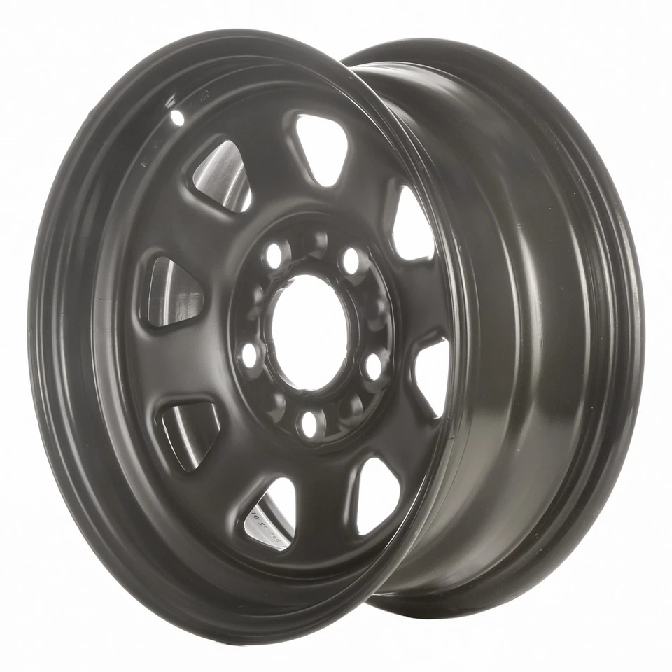Rueda de acero negra 01447 reacondicionada OEM 15x6,5 para GMC Safari Van 1985-1995 Foto 1 de 1